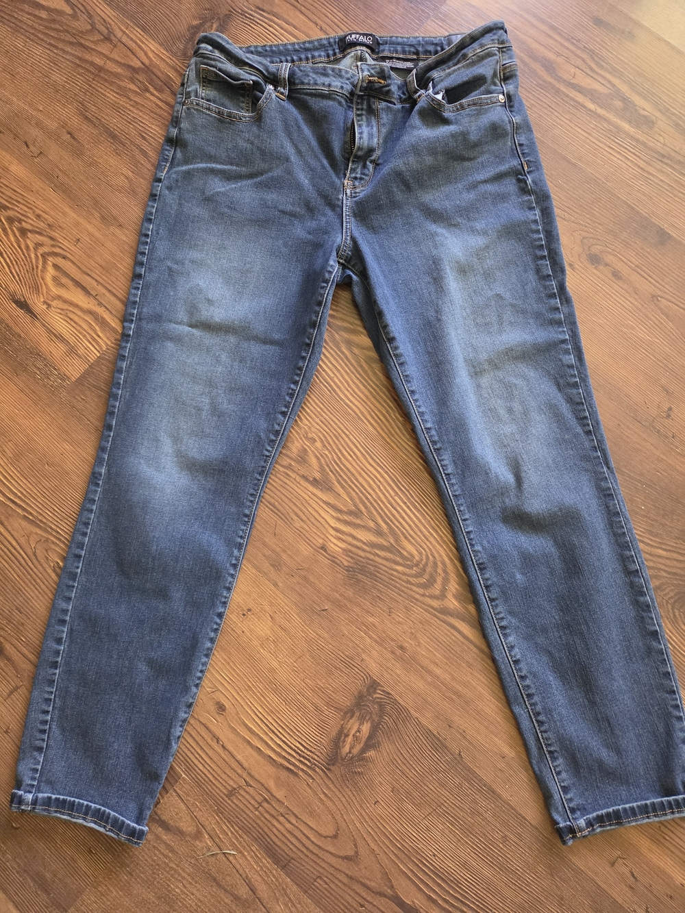 Buffalo David Bitton Women's Medium Blue Skinny Jeans Size 12 / 32 Stretch